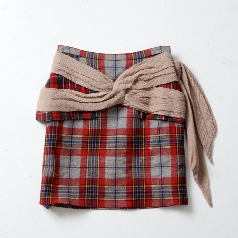 Rodarte plaid skirt